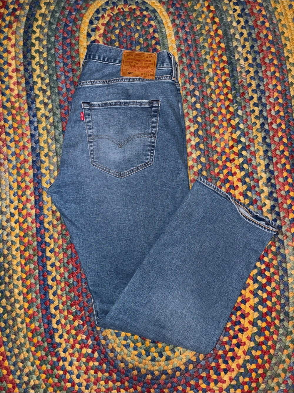 Levi's Men’s 501 35x30 Medium Wash